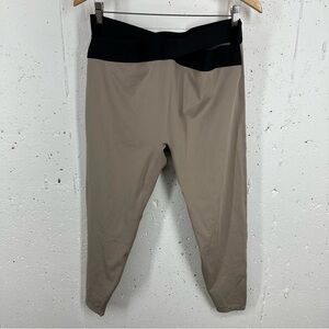 Le Ore Women's XXL Bandier Corso Crossover Warm Stone Tan High Waisted Leggings